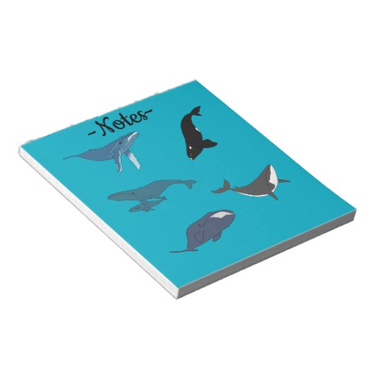 Whale Notitieblok (Schuin)