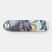 Whale octopus jellyfish glanzende Water world shin Persoonlijk Skateboard (Horizontaal)