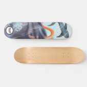 Whale octopus jellyfish glanzende Water world shin Persoonlijk Skateboard (Horizontaal)