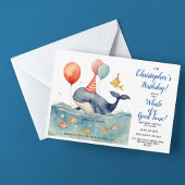 Whale of a Good Time Boy's Birthday Kaart