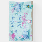 Whale of a Good Time Verjaardag Spandoek (Verticaal)