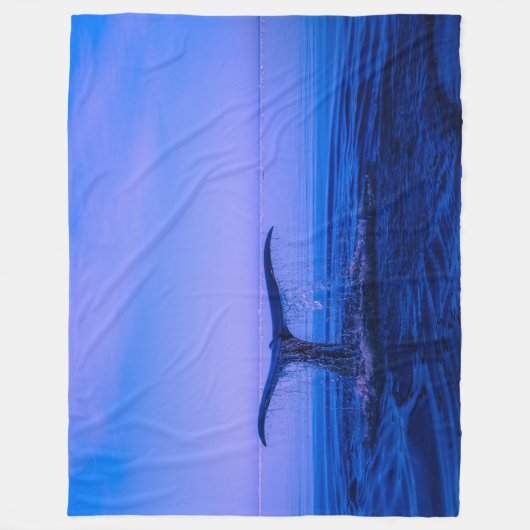WHALE of a TALE Fleece Deken (Voorkant)