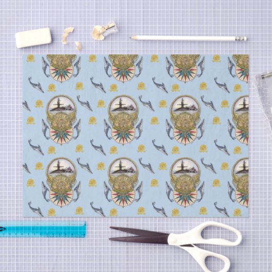 Whale of a Tale Onderzeese Tissue Papier (Craft)