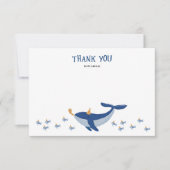 Whale of a Time: een bedankkaartje Bedankkaart (Voorkant)