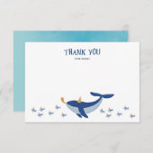 Whale of a Time: een bedankkaartje Bedankkaart (Voorkant / Achterkant)