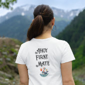 Whale of a Time First Mate Jongens Verjaardag Moed T-shirt