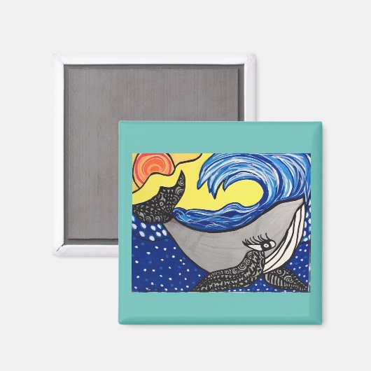 Whale of a Time Magneet (Voorkant / Achterkant)
