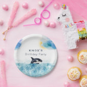 Whale of a Time Orca Verjaardagsfeest Papieren Bordje (Feest)