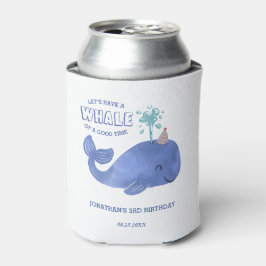 Whale of a Time Schattige Party Pet Witte Verjaard Blikjeskoeler