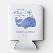 Whale of a Time Schattige Party Pet Witte Verjaard Blikjeskoeler (Achterkant)