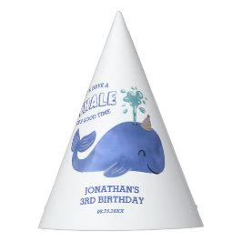 Whale of a Time Schattige Party Pet Witte Verjaard Feesthoedjes