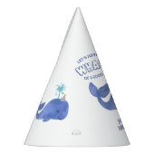Whale of a Time Schattige Party Pet Witte Verjaard Feesthoedjes (Links)