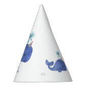 Whale of a Time Schattige Party Pet Witte Verjaard Feesthoedjes (Rechts)