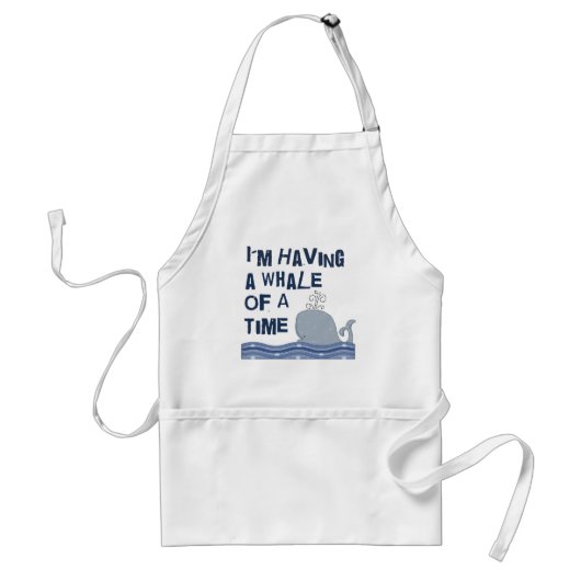 Whale of a Time Standaard Schort (Voorkant)