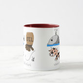 Whale Oil Beef Hookte leuke slogan Mok (Midden)