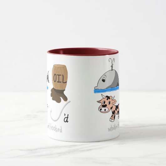 Whale Oil Beef Hookte leuke slogan Mok (Midden)