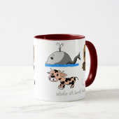 Whale Oil Beef Hookte leuke slogan Mok (Voorkant rechts)