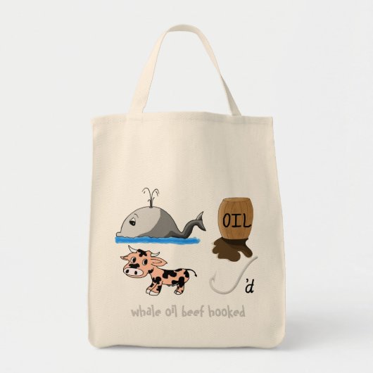 Whale Oil Beef Hookte leuke slogan Tote Bag (Voorkant)