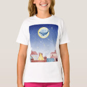 Whale on the Moon T-shirt (Voorkant)