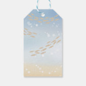 Whale onder het Zee Baby shower Cadeaus Labels Cadeaulabel (Achterkant)