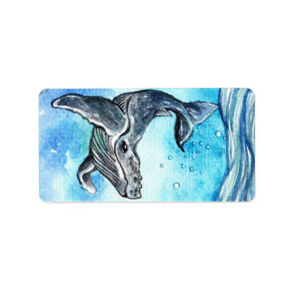 Whale Onderwater Etiket