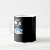 Whale Orcas Alles walvis is prima walvis Koffiemok (Voorkant links)