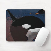 Whale Painting Mousepad Muismat (Met muis)