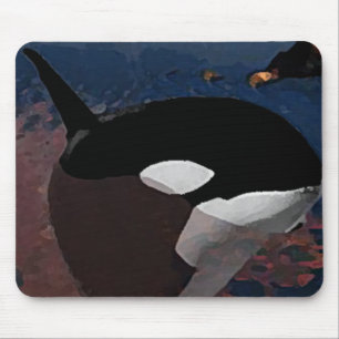 Whale Painting Mousepad Muismat