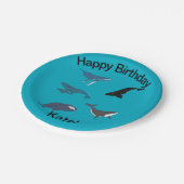 Whale Papieren Bordje (Gekanteld)