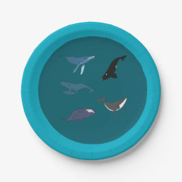 Whale Papieren Bordje