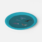 Whale Papieren Bordje (Gekanteld)