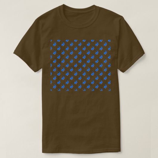 Whale Patroon T-shirt (Design voorkant)