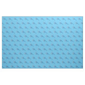 Whale Pattern - Custom Combed Cotton (56-inch bree Stof (Yard (91,4 cm))