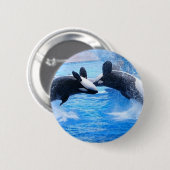Whale Photo Round Button (Voorkant /achterkant)