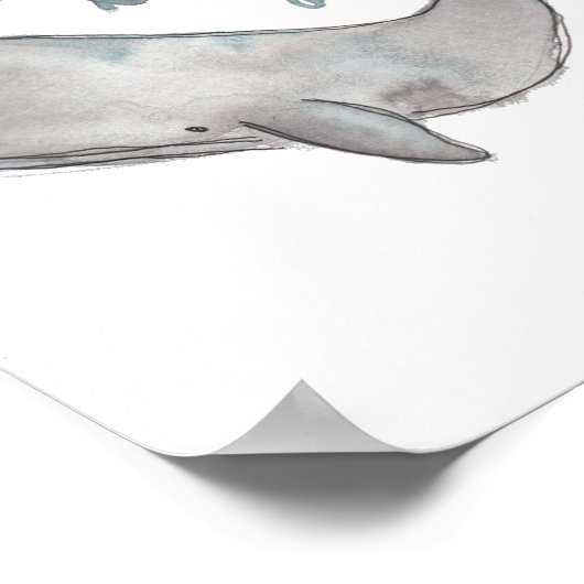 Whale Print (Hoek)