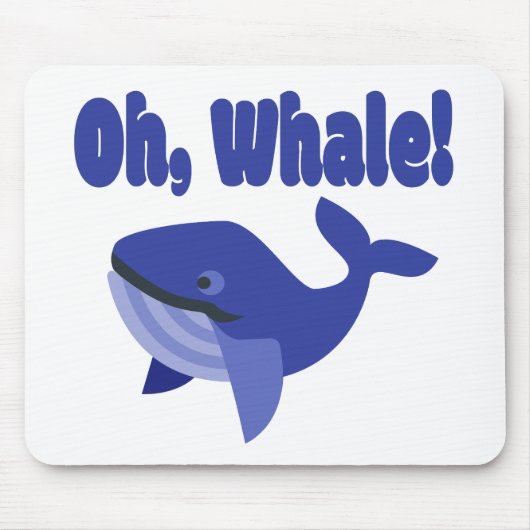 Whale Pun Funny Muismat (Voorkant)