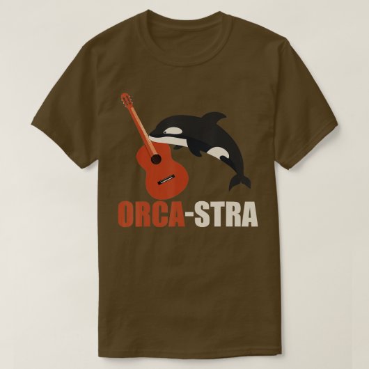 Whale Pun Joke Whales Orcastra Cello Orca T-shirt (Design voorkant)