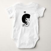 Whale Rider op Penny Farthing Bike Romper (Achterkant)