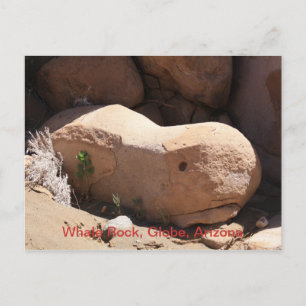 Whale Rock, Wereldbol, Arizona Briefkaart