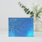 Whale Room in Hotel de Glace, Quebec, Canada Briefkaart (Staand voorkant)