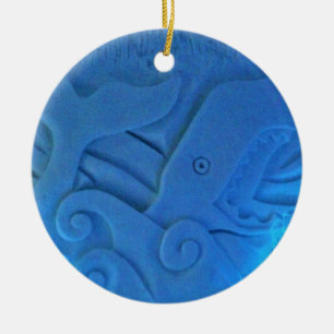 Whale Room in Hotel de Glace, Quebec, Canada Keramisch Ornament