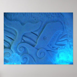 Whale Room in Hotel de Glace, Quebec, Canada Poster