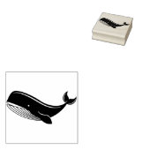 Whale Rubber Stamp Rubberstempel (Gestempeld)