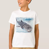 Whale Shark Artwork Kinderen T-shirt (Voorkant)