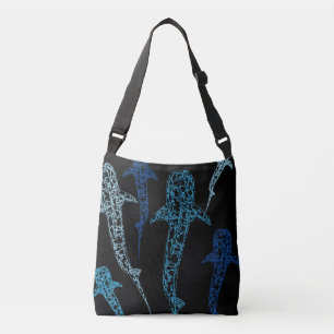Whale shark bag crossbody tas