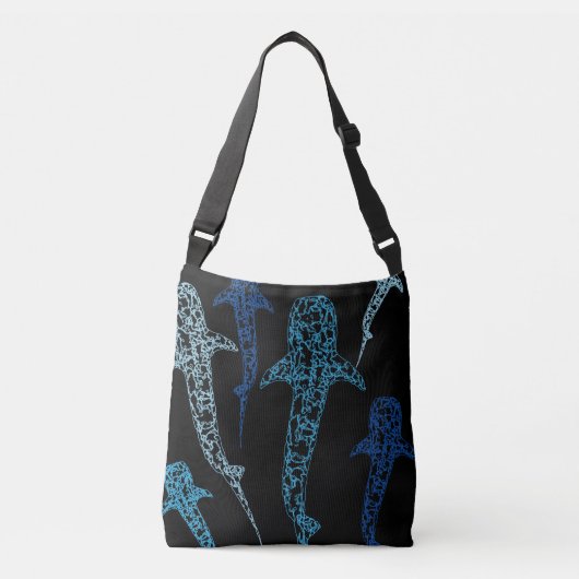 Whale shark bag crossbody tas (Voorkant)