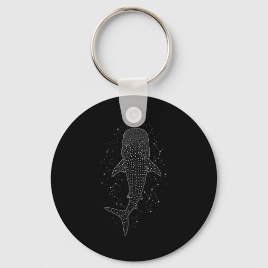 Whale Shark Constellation Marine Life For Animal L Sleutelhanger (Voorkant)