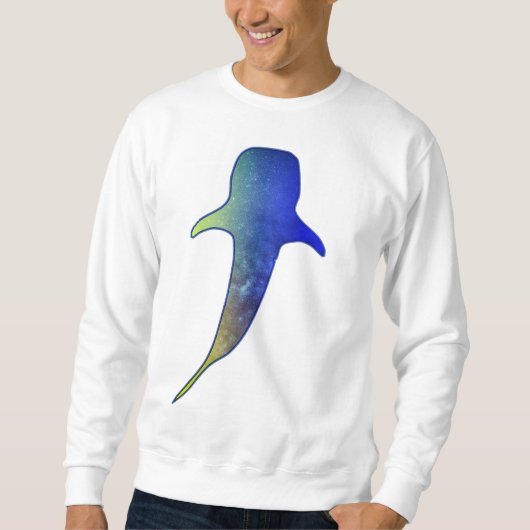 Whale Shark Galaxy Sweatshirt (Voorkant)