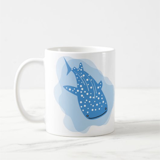 Whale shark koffiemok (Links)