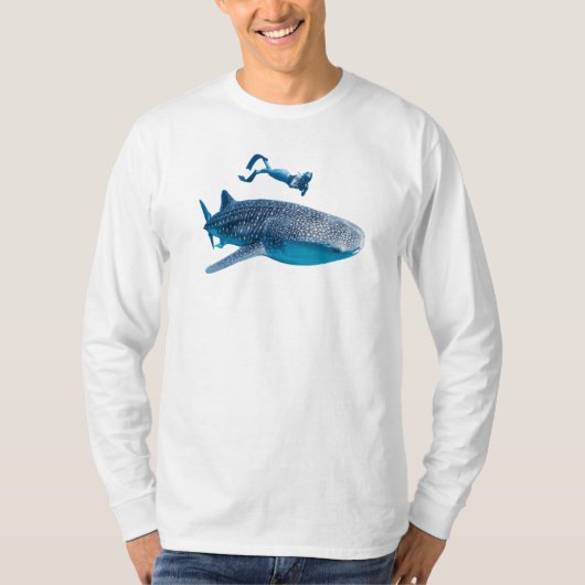 Whale Shark Lang T-shirt (Voorkant)